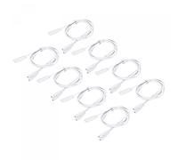 sourcing map 8 Tubo Conector Cable Línea para T4 T5 T8 LED Tubo, 100cm 2 Pasadores Doble Extremo Luz Enlace Cordones Extensión Cable