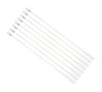 sourcing map 8 varillas de repuesto para persianas de 17 pulgadas, vara inclinable de PVC con gancho y agarre, barra de persianas verticales para accesorio de abridor de cortinas de ventana, color