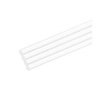 sourcing map 8 varillas redondas acrílicas de 3/16 x 8 pulgadas, varillas de acrílico transparente para manualidades, iluminación, decoración de jardinería, 5 mm x 200 mm