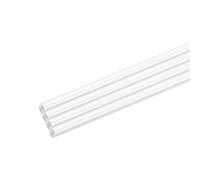 sourcing map 8 varillas redondas acrílicas de 5/32 x 8 pulgadas, varillas de acrílico transparente para manualidades, iluminación, decoración de jardinería, 4 mm x 200 mm