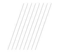 sourcing map 8 varillas redondas de acero de 1,6 mm de diámetro, HSS barra de torno herramienta de 200 mm de largo para taladradora de engranajes de eje, taladradora, máquina de torneado de eje en