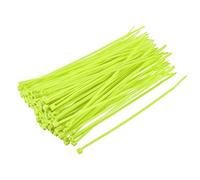 sourcing map 80 Piezas Cable Bridas 6 Pulgada X 0,1 Pulgada Auto-Bloqueo Nylon Corbata Envolturas Fluorescente Verde