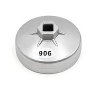 sourcing map 84mm Diámetro Interior 18 de La Estrías Llave de Filtro de Aceite