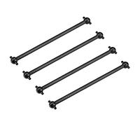 sourcing map 87mm Coche Perro Hueso Accionamiento Eje para 1/10 RC Coche Camión Negro 4uds