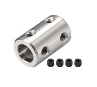 sourcing map 8mm a 8mm Interior Diámetro Rígido Acoplamiento Fijación Tornillo L22XD14 45# Acero, Eje Acoplador Conector, Motor Accesorios
