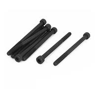 sourcingmap M5 x 70mm 12.9 Liga Hex enchufe Cabezatapa Empulgueras tornillos negro 8pcs