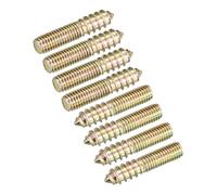 sourcing map 8uds M8x40mm Suspensión Pernos Doble Extremo Rosca Pasador