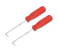 sourcing map 90 Grado Agarrar Gancho 5.51" Extractor Removedor Extracción Herramienta para Aceite Sello/Juntas Tóricas, Junta, Manguera 2uds