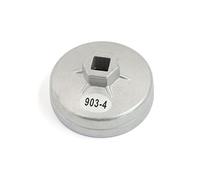 sourcing map 903-4 Llave de Filtro de Aceite 73mm Socket Forma Gorra 14 Estrías