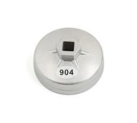 sourcing map 904 Llave de Filtro de Aceite 15 Estrías 79mm Diámetro Enchufe Forma Gorra