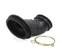 sourcing map 90mm X 80 Tubo Conector de Carburador Filtro de Aire para Moto CG125