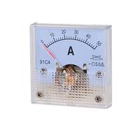 sourcing map 91C4-A Medidor de panel de corriente analógico DC 50A Amperímetro para prueba de circuito Amperímetro Tester Gauge 1 PCS