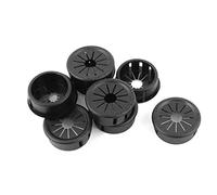sourcing map 9pcs Pasacables Casquillo Protector de 25mm de diámetro montado EN Manguera DE Cables