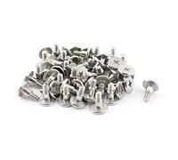 sourcing map A prueba de golpes portátil pernos de cabeza plana Phillips duro tornillos 50 piezas