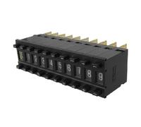 sourcing map a11021800ux0136-10 pcs sola unidad interruptor de rueda rueda interruptora de presión km1 0-9