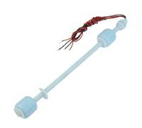 sourcing map a13041800ux0065 Doble Bola Agua Nivel Sensor Vertical Líquido Flotador Interruptor Peces Tanque Piscina, 22cm