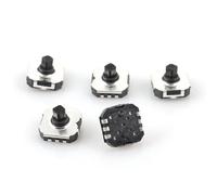 sourcing map a13070200ux0854-5 piezas 7mm x 7mm 6 pin 5 direcciones botén pulsador momentáneo Surface Mounted Devices Surface Mounted Devices interruptor táctil