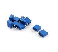 sourcing map a14091900ux0497-200k ohm resistencia ajustable 3296 potenciómetro de ajuste el potenciómetro 10 pc
