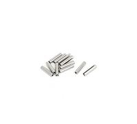 sourcing map - a15081000ux0285 M1.5 x 8 mm 304 Acero inoxidable dividida Spring Roll Pasadores - tono de plata (Juego de)