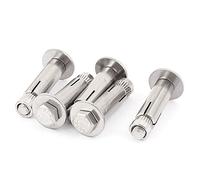 sourcing map a15111200ux1725 M6 x 40 mm Reparación Parte Hex Head Sleeve Expansión Perno Tornillos de Anclaje (Pack de 5)