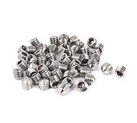 sourcing map a16022300ux0287 M6 x 6 mm acero inoxidable cono punto hexágono enchufe Grub Tornillos