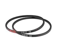 sourcing map A710/A28 Trapezoidal Correas 28" Interior Circunferencia, A-Sección Caucho Transmisión Correa 2uds