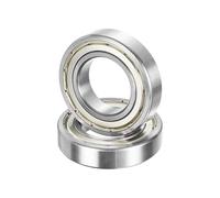 sourcing map ABEC5 - 2 rodamientos de bolas de ranura profunda R22ZZ de 1-3/8 pulgadas de diámetro interior x 2-1/2 pulgadas de diámetro exterior x 9/16 pulgadas de altura, rodamientos en miniatura de