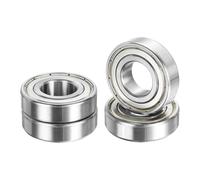 sourcing map ABEC5 - 4 rodamientos de bolas de ranura profunda R12ZZ de 23/32 pulgadas de diámetro interior x 1-5/8 pulgadas de diámetro exterior x 7/16 pulgadas de altura, rodamientos en miniatura de