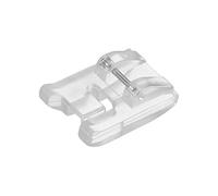 sourcing map Abierta Punta Cuentas Lentejuelas Máquina Pie Plástico Cuentas Prensador Pie para Mayoría Universal Coser Máquina