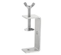 sourcing map Abrazaderas en C de acero al carbono de 55 mm, cuadradas, galvanizadas, mini abrazadera de tigre, ajustable, clip en U de metal resistente con tornillos de mariposa para montaje de