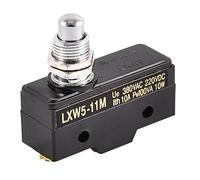 sourcing map AC 380V CC 220V 10a Interruptor límite momentáneo accionador empujar el émbolo LxW5-11M