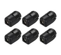 sourcing map Accesorios de extremo de puntal de gas, conector de resorte de gas de nailon M8, accesorios de generador para máquina y herramienta eléctrica y equipos de automatización, color negro, 6