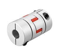 sourcing map Acoplamiento de eje 15mm a 15mm Bore L66xD40 Acoplador Flexible Junta para Servo Motor Paso Paso