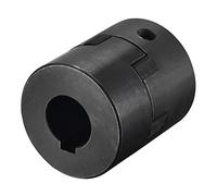 sourcing map Acoplamiento Flexible de Eje de 18mm a 25mm, Acoplador 51mm Longitud 44mm Diámetro, Conector de 45# Acero, Accesorios para Motor