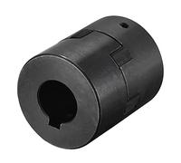 sourcing map Acoplamiento Flexible de Eje de 19mm a 19mm, Acoplador 54mm Longitud 44,5mm Diámetro, Conector de 45# Acero, Accesorios para Motor