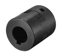 sourcing map Acoplamiento Flexible de Eje de 22mm a 25mm, Acoplador 51mm Longitud 44mm Diámetro, Conector de 45# Acero, Accesorios para Motor