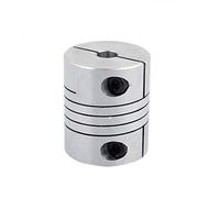 sourcing map Acoplamiento Flexible de Eje de 6mm a 12mm, Acoplador 30mm Longitud 25mm Diámetro, Conector de Aleación de Aluminio para Impresora 3D, Máquina CNC, Codificador DIY