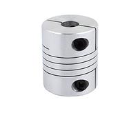 sourcing map Acoplamiento Flexible de Eje de 8mm a 12mm, Acoplador 30mm Longitud 25mm Diámetro, Motor de Junta de Aleación de Aluminio para Impresora 3D, Máquina CNC, Codificador DIY