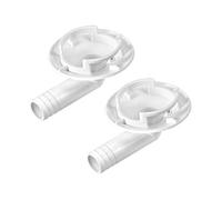 sourcing map Acople Codo Conector Manguera Drenaje Aire Acondicionado para Unidades Mini Split y Piezas Unidad AC Ventana 40 mm, 2 piezas