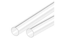 sourcing map Acrílico Tubo Transparente Rígido Redondo Tubo 18mm ID 20mm OD 18" para Lámparas y Linternas, Agua Refrigeración Sistema 2uds