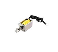 sourcing map Actuador de electroimán de solenoide DC de Forma de Bobina Abierta de 4,5 V 3 mm 50g