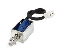 sourcing map - Actuador del tipo de tracción del marco abierto de solenoide eléctrico de corriente continua de 12v 1a