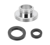 sourcing map Adaptador aireador de grifo, M14 macho a M22 macho con arandela, 10 mm de longitud
