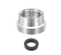 sourcing map Adaptador aireador de grifo, M16 hembra a M22 macho con arandela, 12 mm de longitud