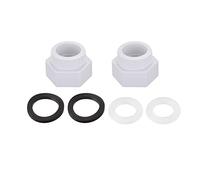 sourcing map Adaptador de Grifo 2 Piezas, Rosca Hembra de 1/2" a Rosca Macho de 22x7,5mm, Conector de Aireador de Grifo de Latón, para Fregadero de Baño Cocina