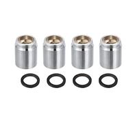 sourcing map Adaptador de grifo, 22 mm x 21 mm rosca hembra a 22 mm x 4,5 mm rosca macho conector aireador para cocina baño fregadero