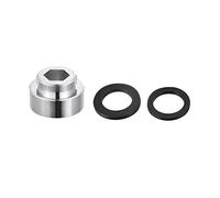 sourcing map Adaptador de Grifo, Rosca Hembra de 3/4" a Rosca Macho de 22x6mm, Conector de Aireador de Grifo de Latón, para Fregadero de Baño Cocina