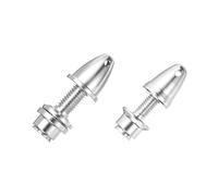 sourcing map Adaptador de hélice RC avión spinners, apertura de 3.17/5 mm y eje de salida de 6/8 mm, adaptador de hélice ahorrador para controladores de velocidad de motor sin escobillas, paquete de 2