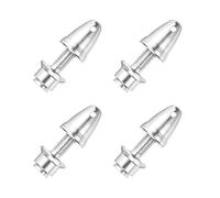 sourcing map Adaptador de hélice RC avión spinners, apertura de 4 mm y eje de salida de 6 mm, adaptador de hélice para controladores de velocidad de motor sin escobillas, paquete de 4