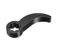 sourcing map Adaptador de llave de palanca, 1,27 cm D cuadrado grueso de acero al carbono medio eje herramienta de extracción de llave de palanca adaptador de llave de palanca herramienta de trinquete